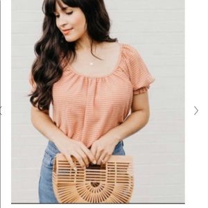 Madewell Texture & Thread Peasant Top